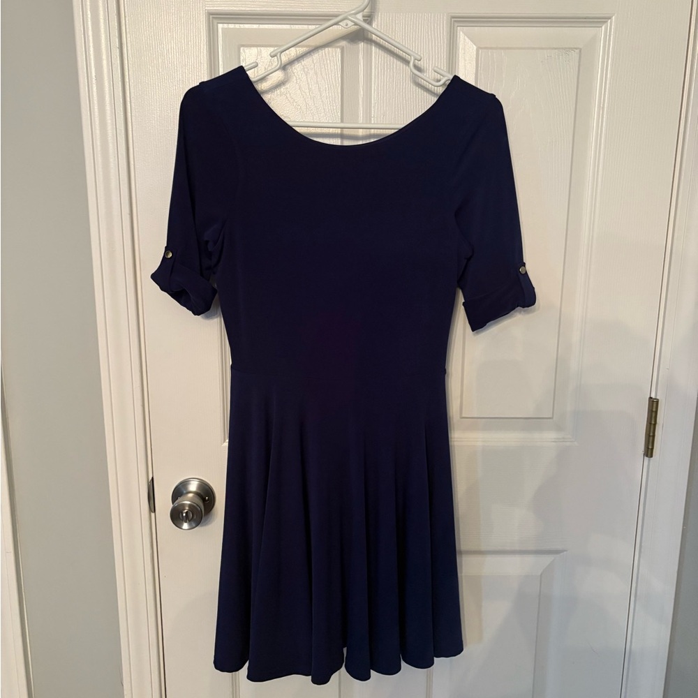 Express Deep Blue Mini Dress